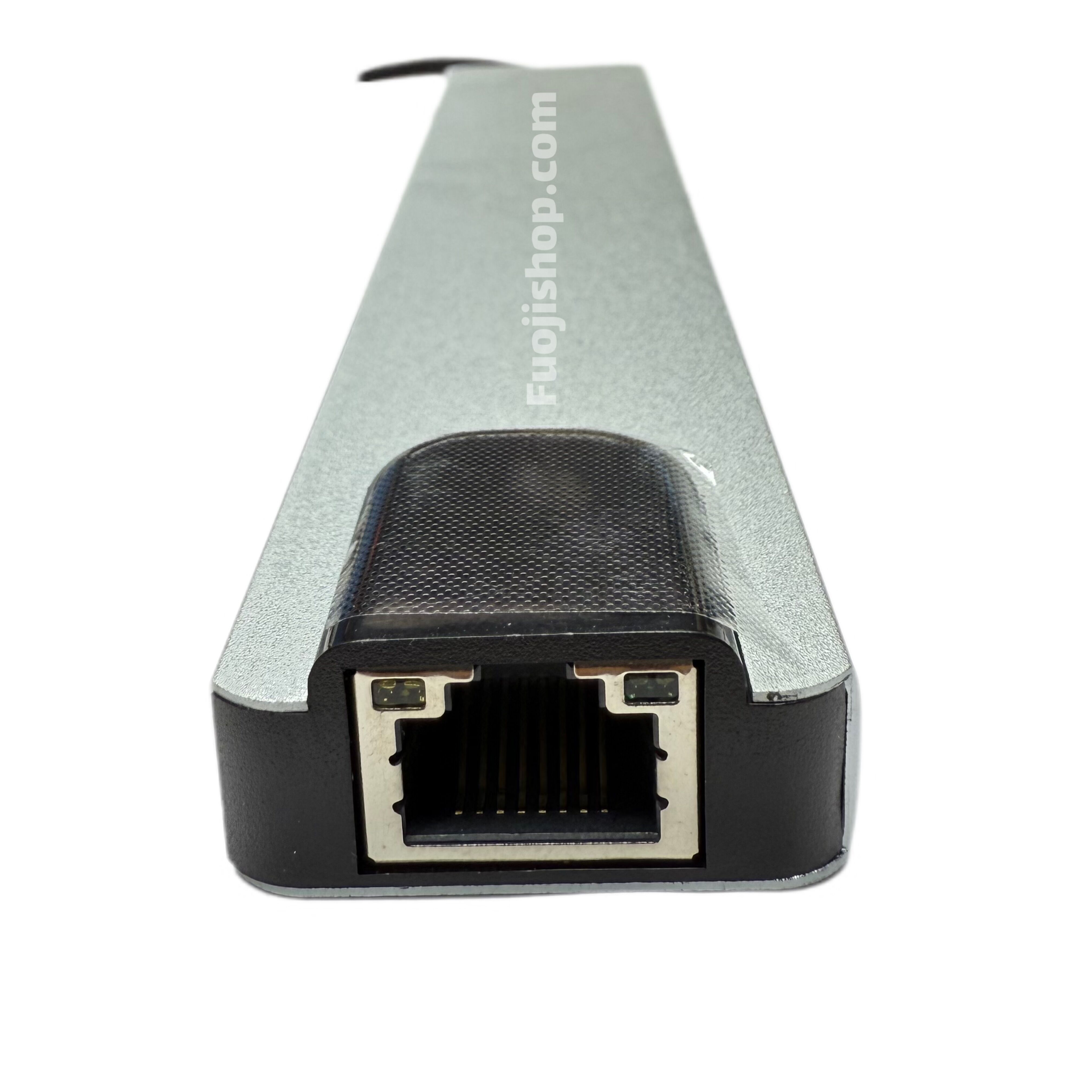 تبدیل 1 به 8 تایپ سی به  RJ45 TF/SD/USB/PDوHDMI  